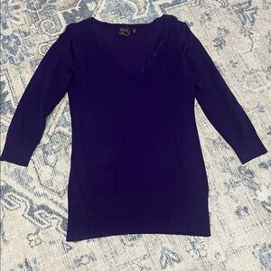 Purple Knit Top